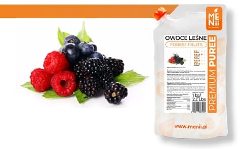 Hedelmäsose FOREST FRUITS 1kg PremiumPuree MENii