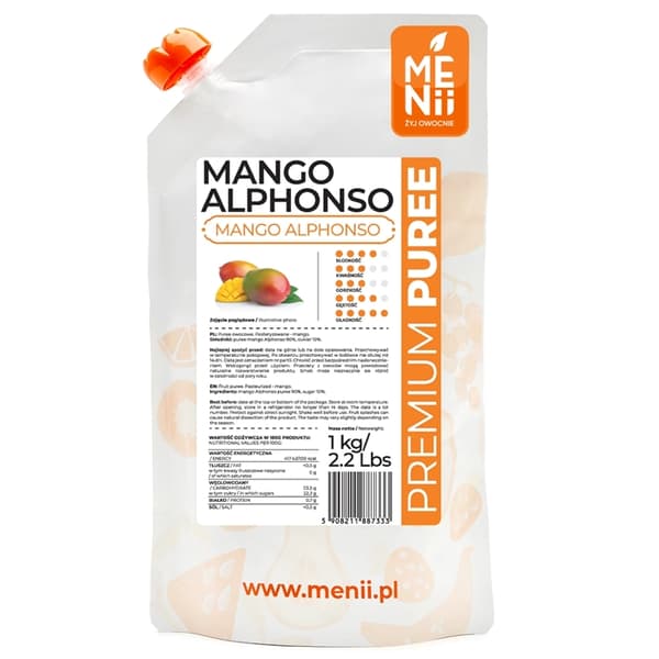 MANGO-hedelmämassa 1 kg PremiumPuree MENii
