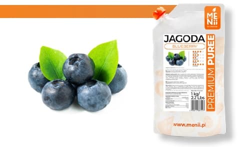 Fruktmassa BÄR 1kg PremiumPuree MENii
