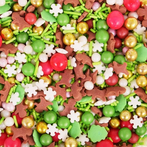 Sukkerstrøssel 50g GINGERBREAD DIZZINESS konfetti