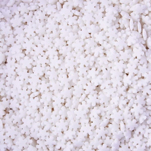 Sukkerdrys SNEFLAKES Hvid 50 g konfetti