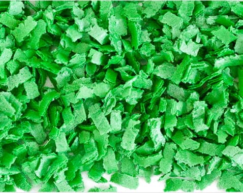 Mørkegrøn vaffeltopping 100 g = 1,5 l stor pakke