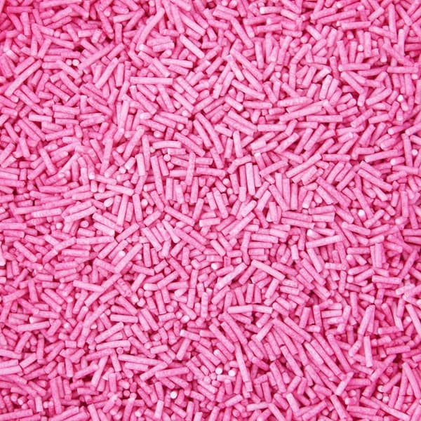 Sockerpinnar ROSA strössel 50 g