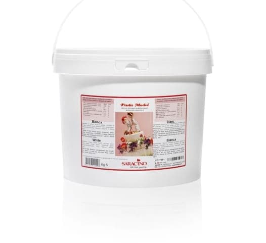 SARACINO Vit modelleringsmassa 5 kg