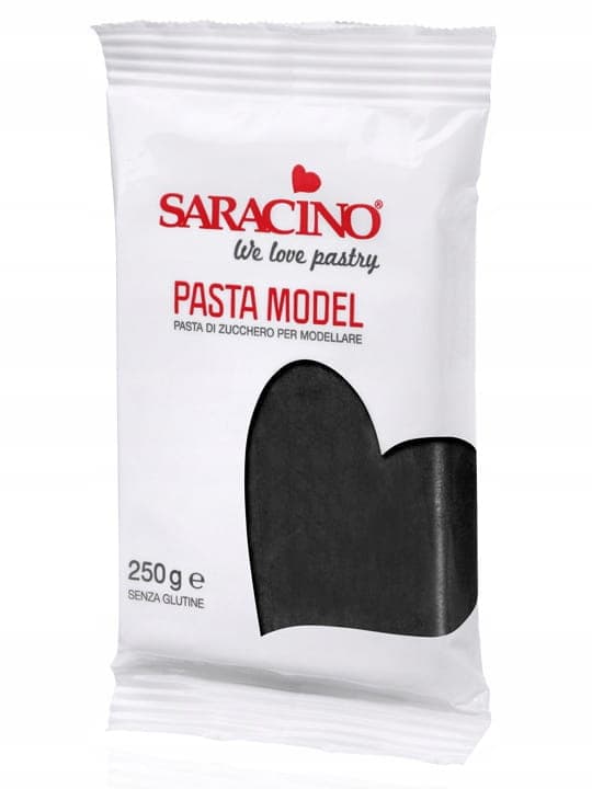 SVART Modelleringsmassa 250g SARACINO