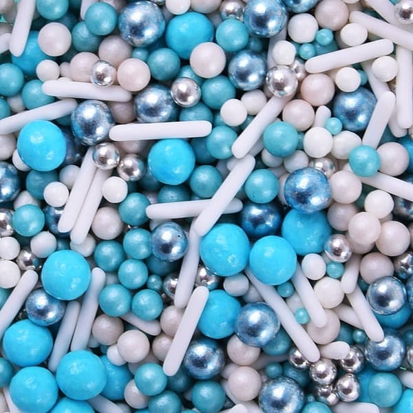 Blue Lagoon sukkerperler mix 50g drys