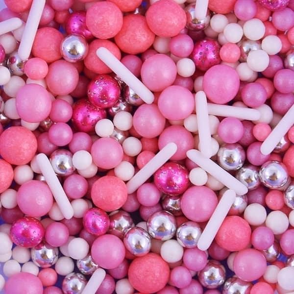 Baby Pink Mix sockerpärlor 50g strössel