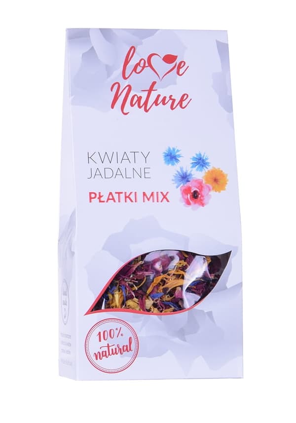 Spiselige tørrede blomster PETALS MIX Kærlighed til naturen