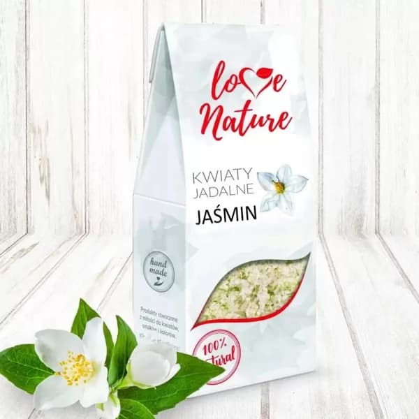 Spiselige tørrede blomster JASMINE Kærlighed Natur