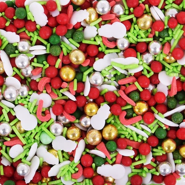 Julklubbor sockerströssel mix 50 g konfetti