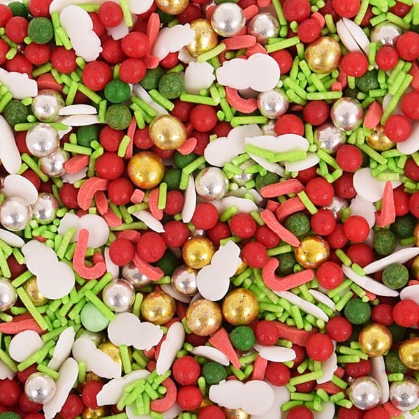 Julklubbor sockerströssel mix 50 g konfetti