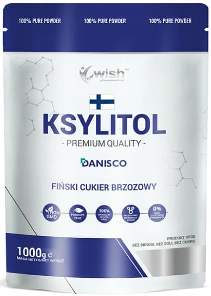 WISH Xylitol Danisco björksocker VEGE sötningsmedel 1000 g