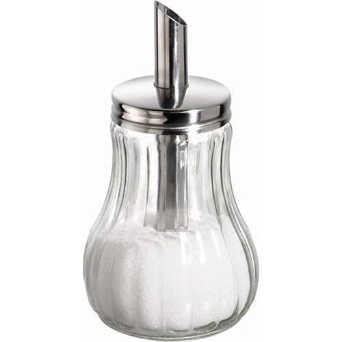 Sockerskål - APS - Glas - 250 ml - Ø 8 cm - H: 15 cm