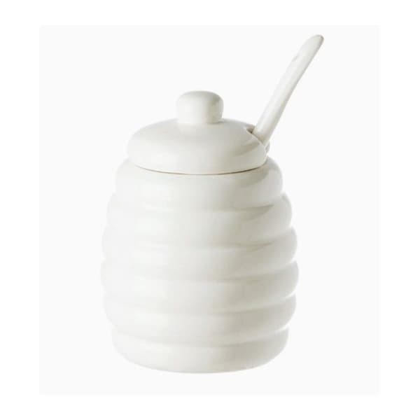 Ménage Sucrier - Unitable - P001101300 - Porslin - Vit - 10 cm i höjd