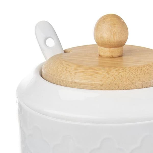 PORCELÄNSK SÖTSAKER BUNKE MED SKED ORION 126715