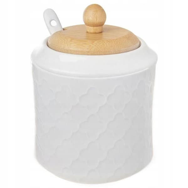 PORCELÄNSK SÖTSAKER BUNKE MED SKED ORION 126715