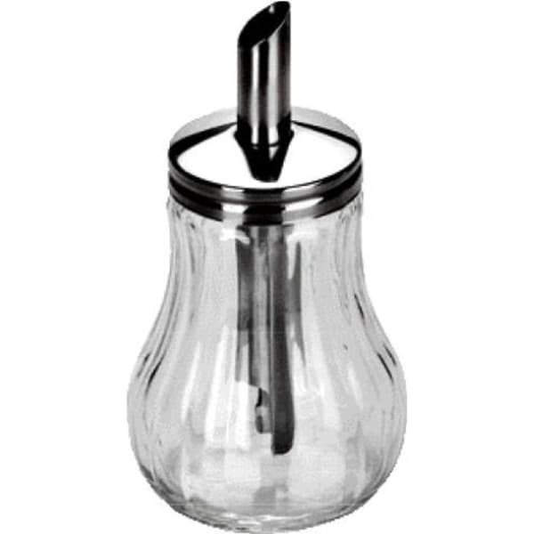 Sockerströare med dosering - IBILI - Clasica - Kropp i glas - Hälllock i rostfritt stål - Volym 0,25 L