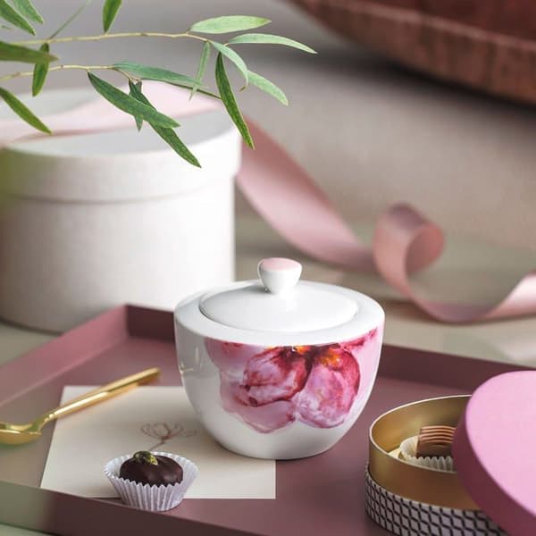 Villeroy - boch - 10-4287-0960 - Rose Garden salladsskål, vit porslinsskål, kapacitet 2 500 ml
