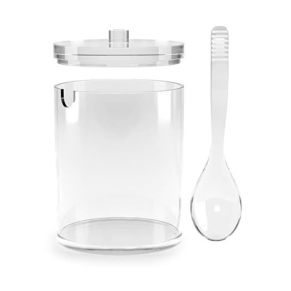 Stor cylindrisk sockerbehållare med sked - BALVI - Acryla - Vuxen