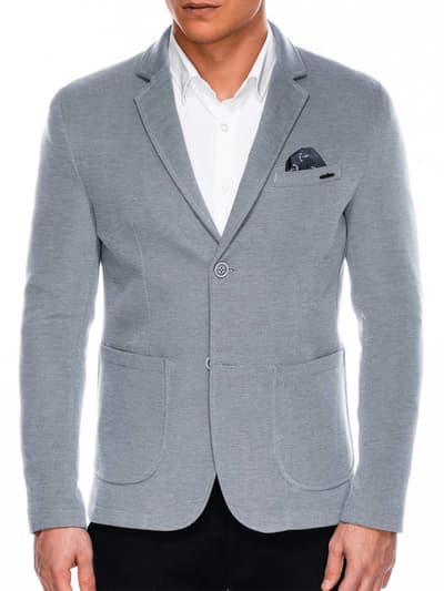 Men's casual blazer jacket M56 - grey