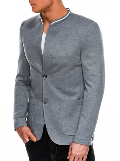 Men's casual blazer jacket M84 - grey