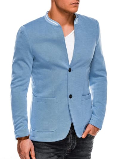 Men's casual blazer jacket M84 - blue