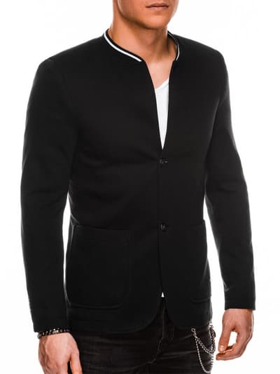 Men's casual blazer jacket M84 - black