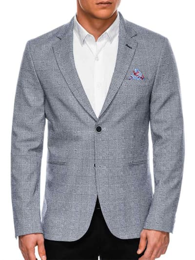 Men's casual blazer jacket M92 - navy