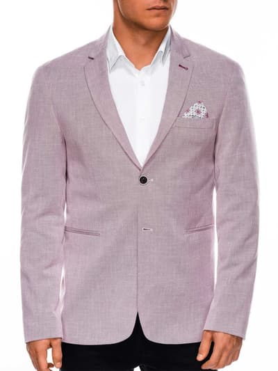 Men's elegant blazer jacket M97 - red