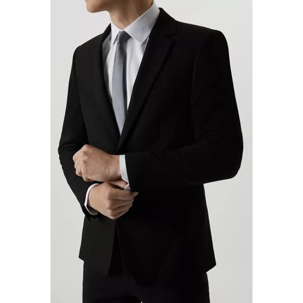 Burton Mens Essential enkelknäppt skinny kostymjacka
