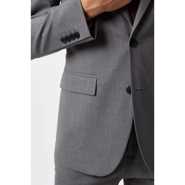 Burton Mens Essential enkelknäppt skinny kostymjacka