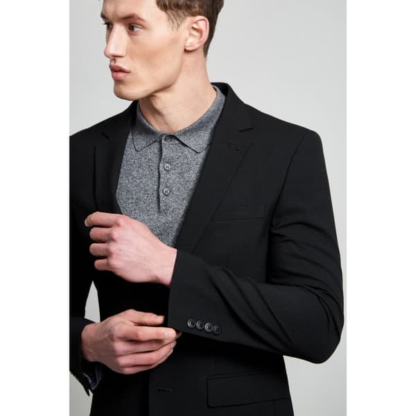 Burton Mens Essential enkelknäppt smal kostymjacka