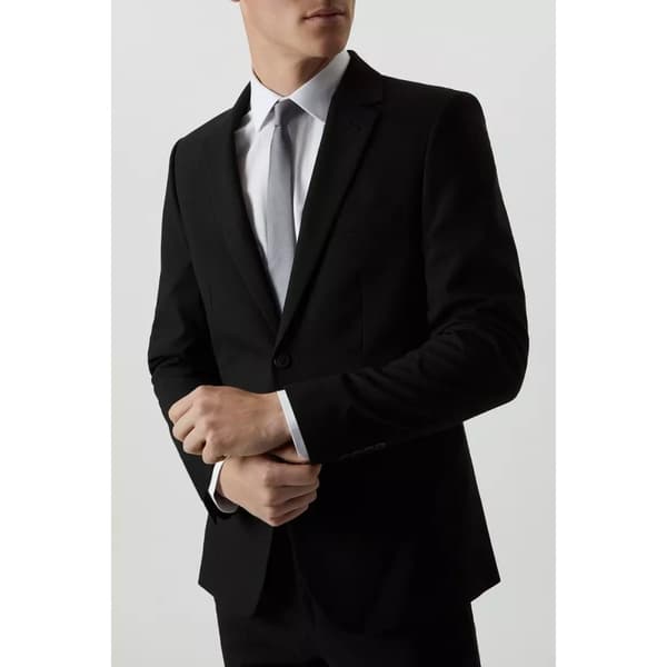 Burton Mens Essential enkelknäppt skinny kostymjacka