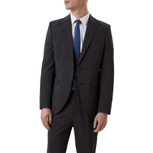 Burton Herre tekstureret slank jakke Charcoal 38R