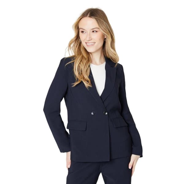 Dorothy Perkins Dame/kvinder dobbeltradet blazer med dobbeltradet ærmer Navy 10 UK