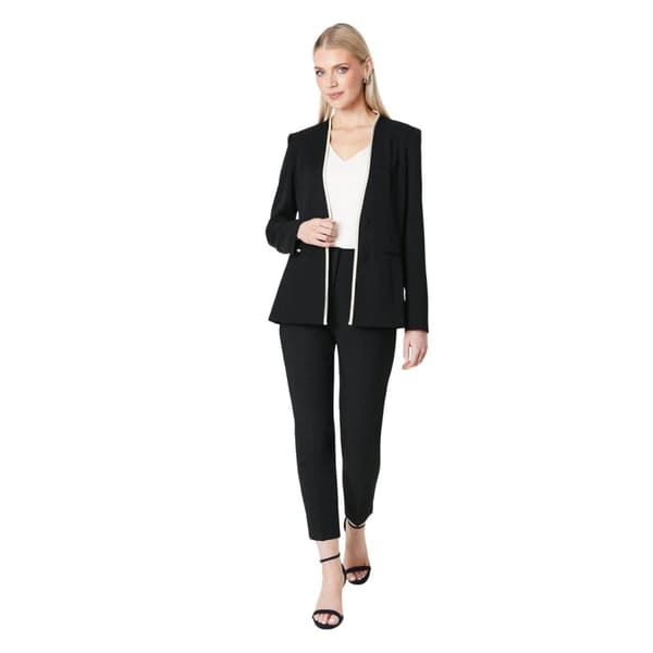 Principles Womens/Ladies Pipe Detail Collarless Blazer