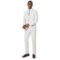 Miniatyrbillede 4 af 4: Burton Mens Linen Blend Single-Breasted Slim Suit Jacket