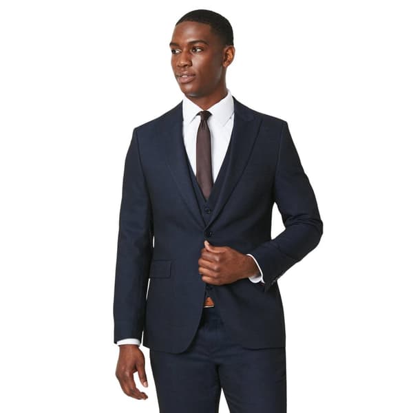 Burton Mens 1904 Kostymkavaj i ullblandning Navy 38R