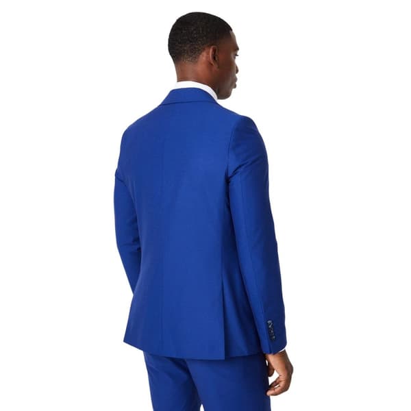 Burton Mens Single-Breasted Slim Suit Jacket