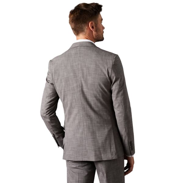 Burton Mens Puppytooth Check Single-Breasted Suit Jacket