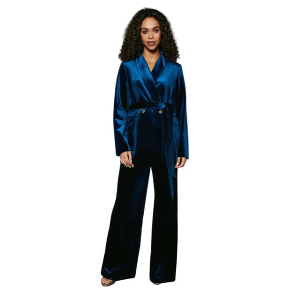 Principles Womens/Ladies Velvet Belted Blazer