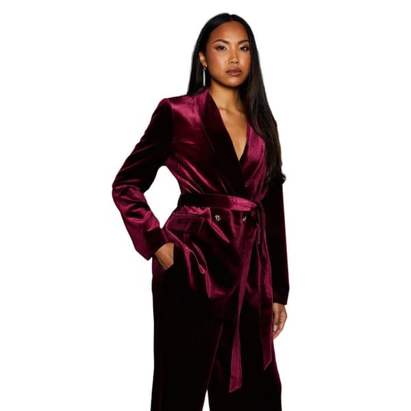 Principles Womens/Ladies Velvet Belted Blazer