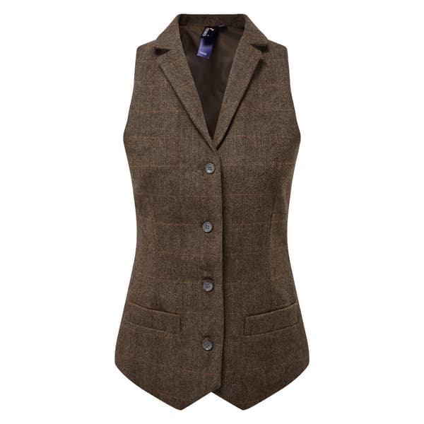 Premier Womens/Ladies Herringbone Waistcoat
