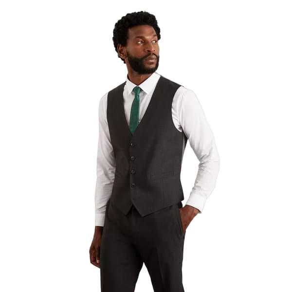 Burton Mens Essential Plain Tailored Waistcoat