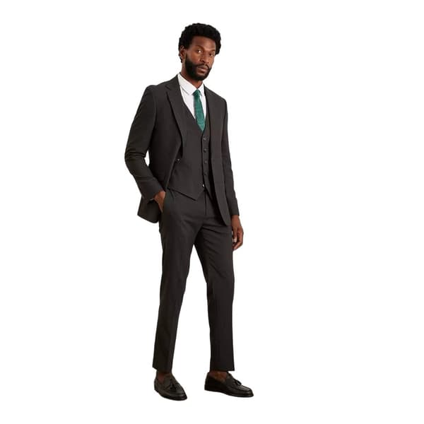 Burton Mens Essential Plain Tailored Waistcoat