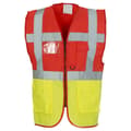 Miniatyrbilde 1 av 2: Yoko Unisex Adult Executive Hi-Vis Waistcoat