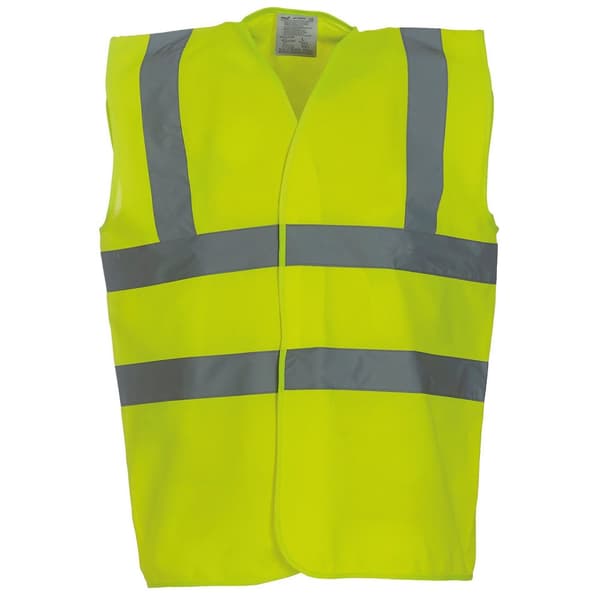 Yoko Unisex Adult Hi-Vis Safety Waistcoat