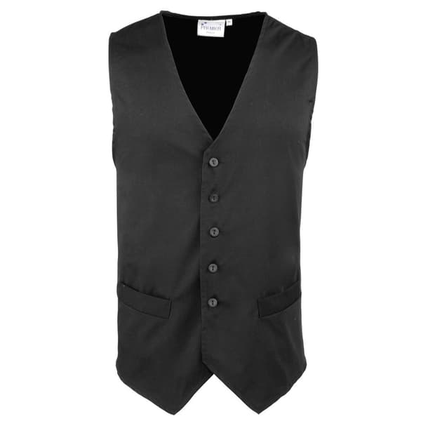 Premier Hospitality-väst för herrar Black XXL