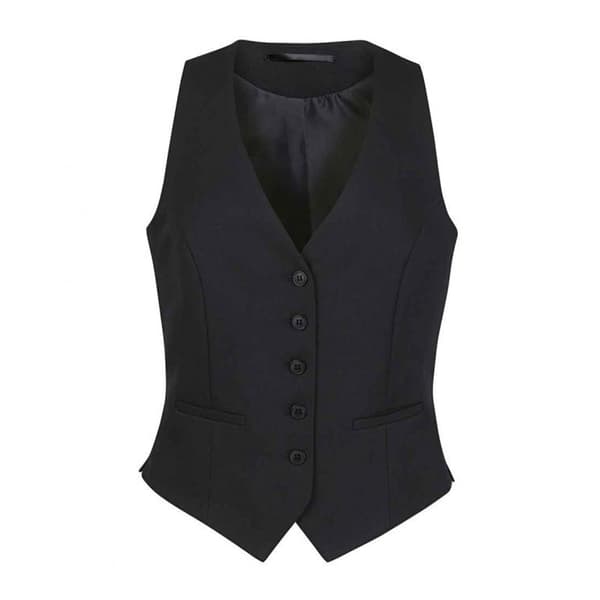Brook Taverner Womens/Ladies One Luna Tailored Waistcoat Black 20 UK - 22 UK