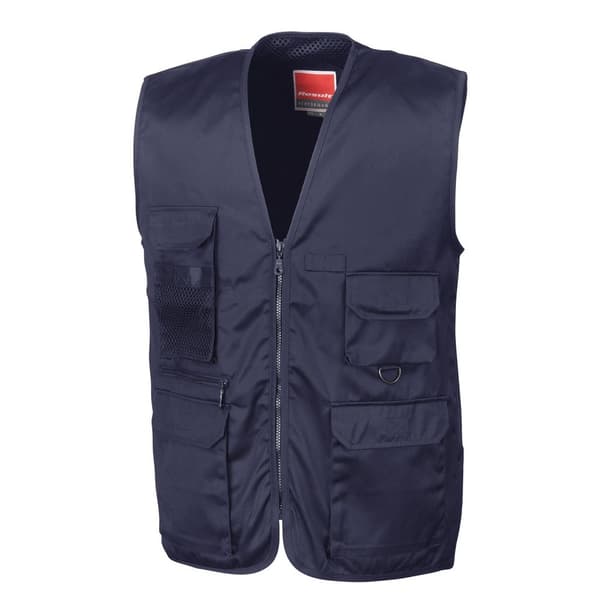 WORK-GUARD by Result Unisex Adult Adventure Safari Waistcoat